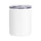 Craft Express 4ct. 10oz. White Stainless Steel Lowball Mug